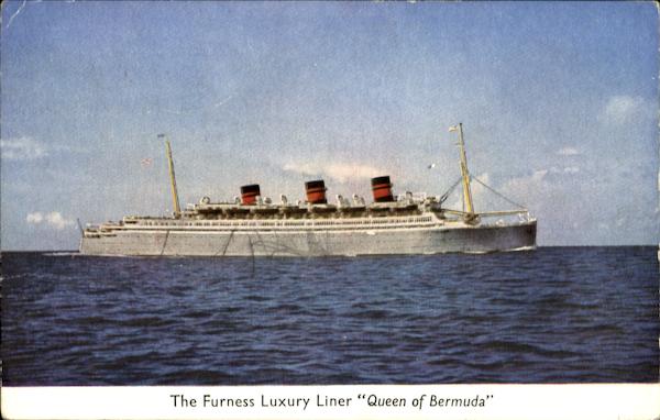 The Furness Luxury Liner Queen of Bermuda Boats, Ships