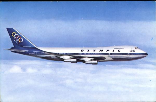 Olympic Airways Boeing 747-200 B Jumbo Jet Aircraft