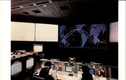 STS-7 Mission Control Center Activity, Johnson Space Center Postcard