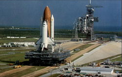 Space Shuttle Columbia Florida Space & Rockets Postcard Postcard