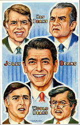 The Beans Ronald Reagan Postcard Postcard
