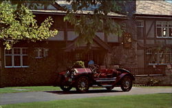 1912 Oldsmobile Autocraft, Grove Street Sandwich, MA Cars Postcard Postcard