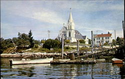 Boothbay Harbor Maine Postcard Postcard
