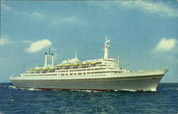 Holland America Line Flagship Rotterdam Postcard