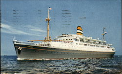 SS Ryndam Postcard