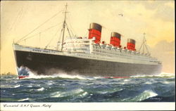 Cunard R. M. S. Queen Mary Postcard
