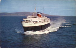 The Yarmouth Bar Harbor Ferry Bluenose Boats, Ships Postcard Postcard