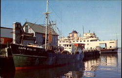 Steamer Nantucket at Woods Hole Postcard