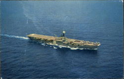 Aerial View H. M. C. S. Magnificent Postcard