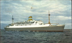 SS Maasdam Postcard