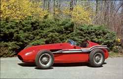 1954 Maserati 250F Grand Prix Racer Postcard