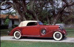 1935 Duesenberg Model J Convertible Coupe Cars Postcard Postcard