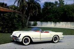 1955 Chevrolet Corvette Postcard