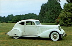 1934 Packard V-12 Model 1106 Sport Coupe Cars Postcard Postcard