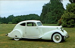 1934 Packard V-12 Model 1106 Sport Coupe Postcard
