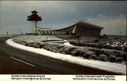 Dulles International Airport Virginia Postcard Postcard