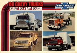 1980 Chevy Trucks Postcard Postcard