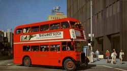 Two Decker London Transport Bus Postcard