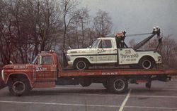 Towing By Dart Postcard