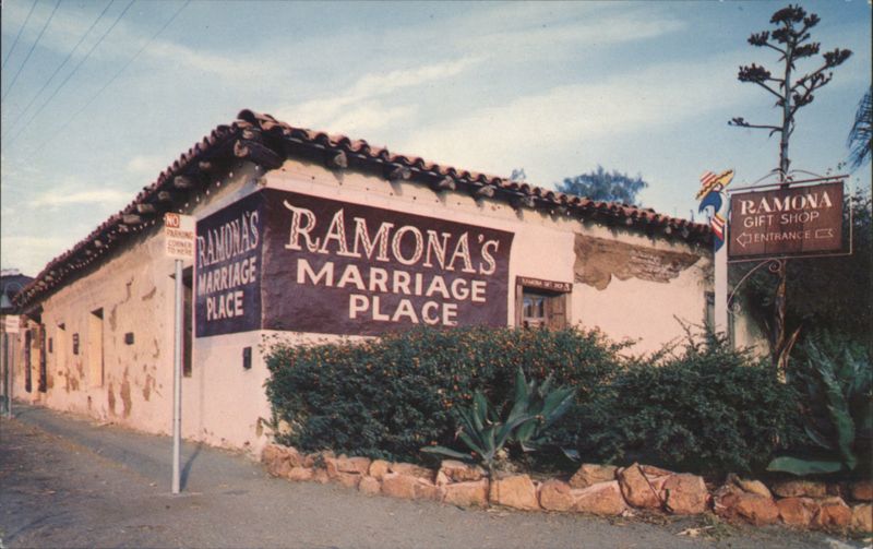 RAMONA'S MARRIAGE PLACE & GIFT SHOP, Old Town San Diego California