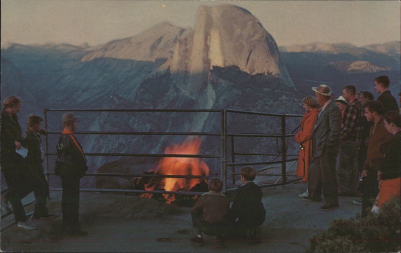 The Fire on Glacier Point, Yosemite National Park California