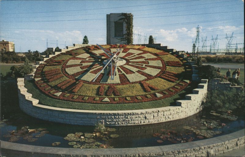 Ontario Hydro's Floral Clock, Niagara Falls, Canada
