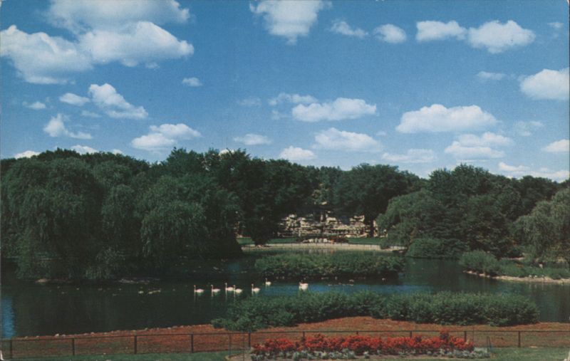Cloverleaf Lake, Zoological Park Detroit Michigan Maurice C. Hartwick