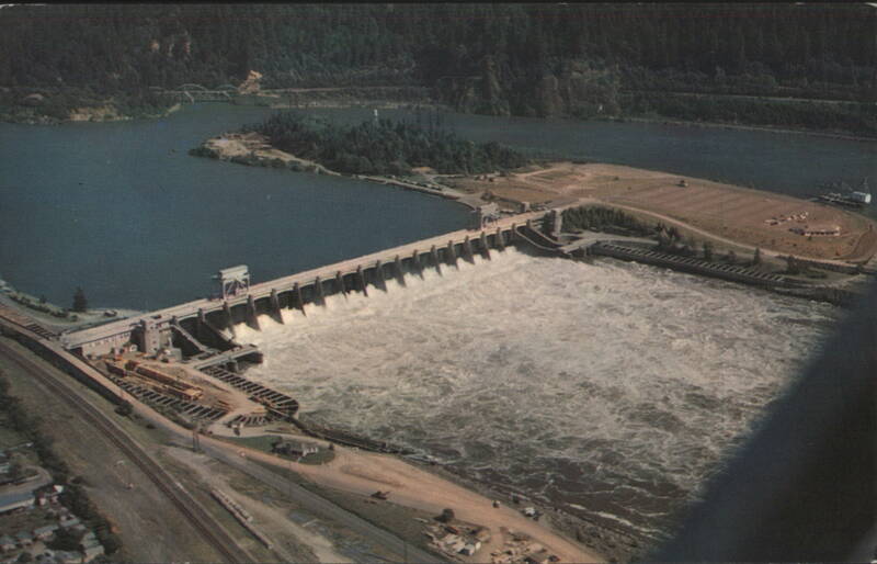 Bonneville Dam on the Columbia River Oregon Cal Harbert