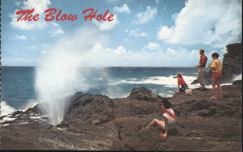 The Blow Hole, Oahu, Hawaii Honolulu R. Wenkam
