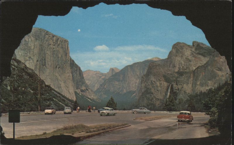 Yosemite Valley View from Wawona Tunnel, Portal of Grandeur California
