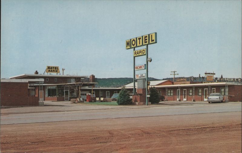 Motel Rapid, Brick Units, Swimming Pool, Rapid City South Dakota