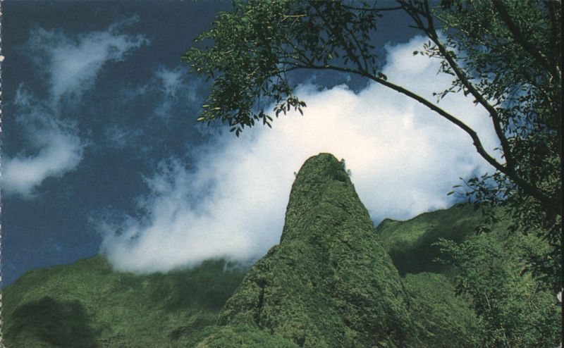 Iao Needle, West Maui Mountains Hawaii R. Coryell