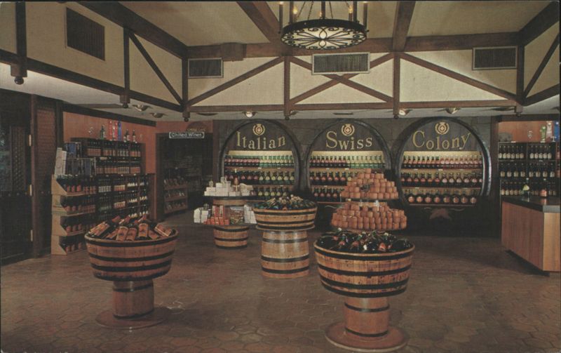 Italian Swiss Colony Salesroom Wine & Brandy Shop Jack W. Coburn