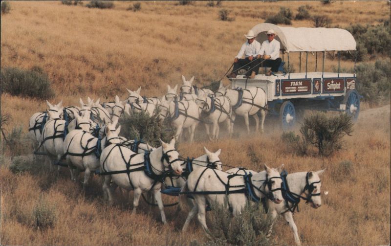 J.R. Simplot Company 20 Mule Team with Covered Wagon