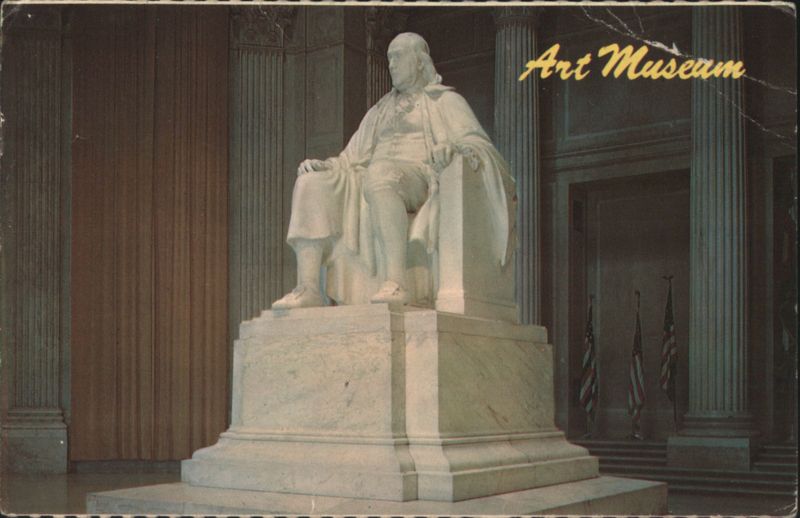 Benjamin Franklin Statue, Art Museum Philadelphia Pennsylvania