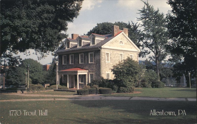 1770 Trout Hall, James Allen Home, Allentown, PA Pennsylvania