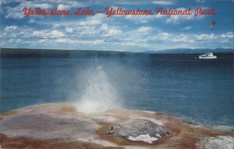 Lakeside Geyser, Yellowstone Lake, Yellowstone National Park Wyoming