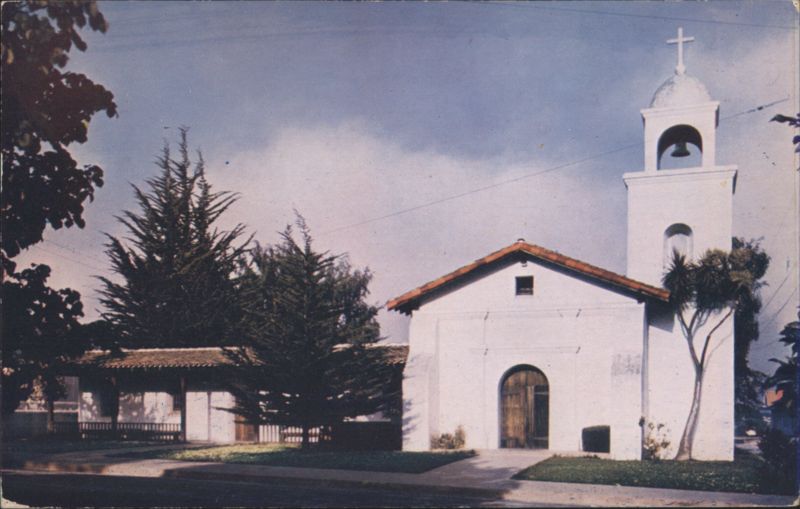 Mission Santa Cruz - New Structure on Original Site California