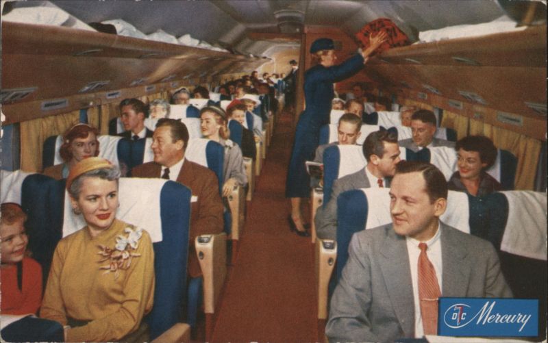 American Airlines DC-7 Mercury Main Cabin Interior