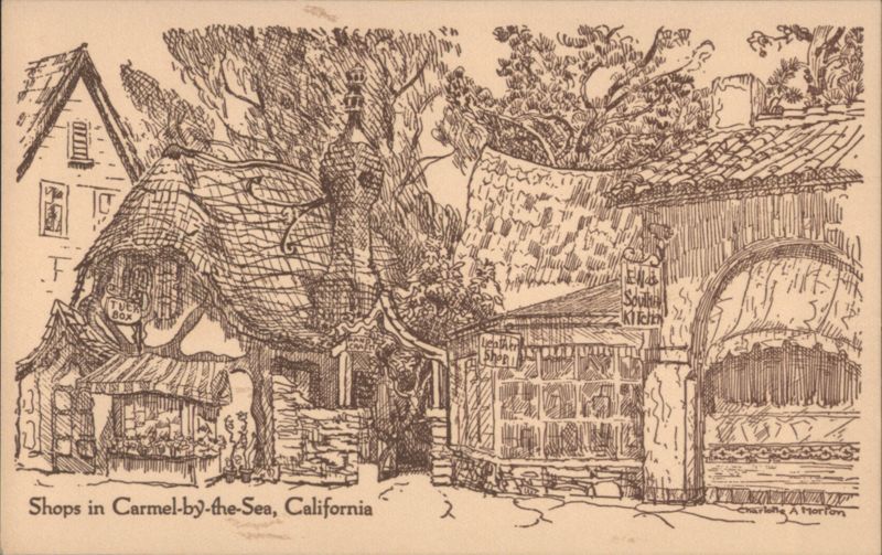Shops in Carmel-by-the-Sea, California Charlotte A. Morton