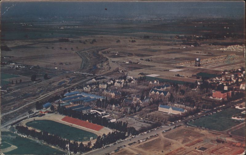 College of the Pacific Aerial View, Stockton California