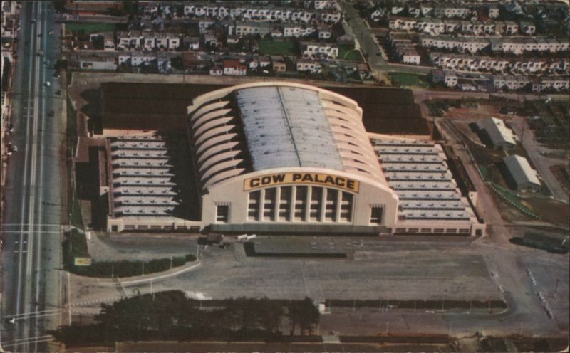 Cow Palace San Francisco Aerial View Auditorium California