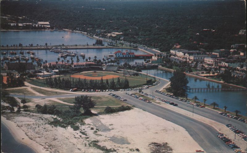 Daytona Beach Aerial View, City Island Ball Park Florida