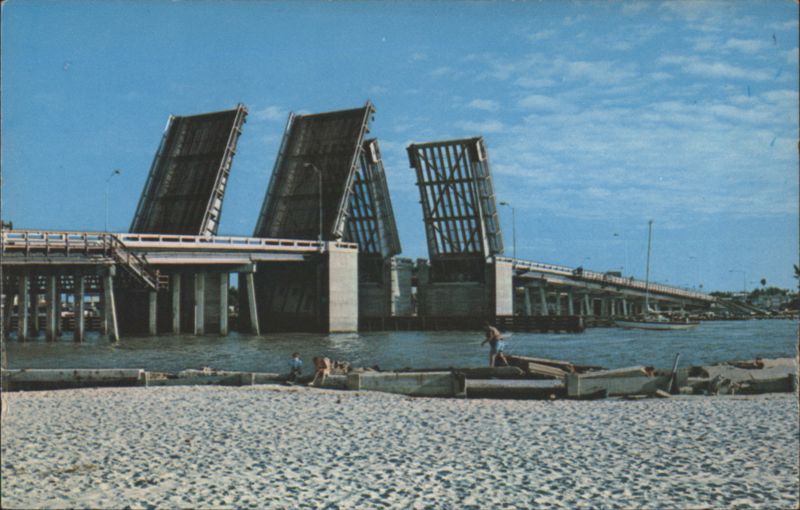 Johns Pass Bridge, Treasure Island & Madeira Beach Florida