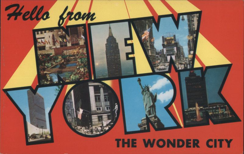 Hello from NEW YORK THE WONDER CITY Multi-View