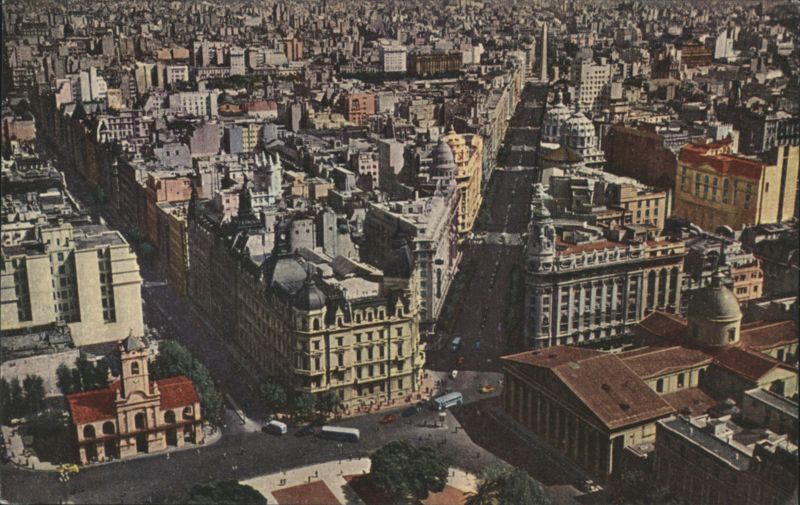 Partial View of Buenos Aires City Argentina