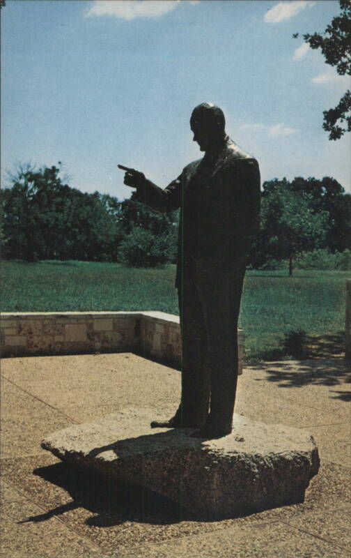 Statue of Lyndon B. Johnson, 36th President Fredericksburg Texas