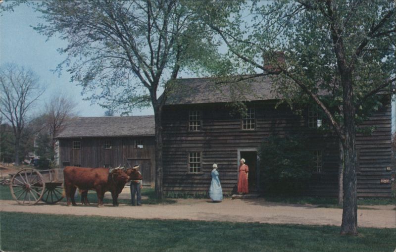Fenno House, Old Sturbridge Village, Durham Oxen Massachusetts