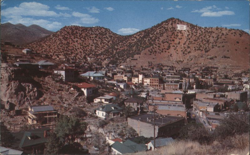 Bisbee, Arizona Copper Mining Town on Steep Hillsides