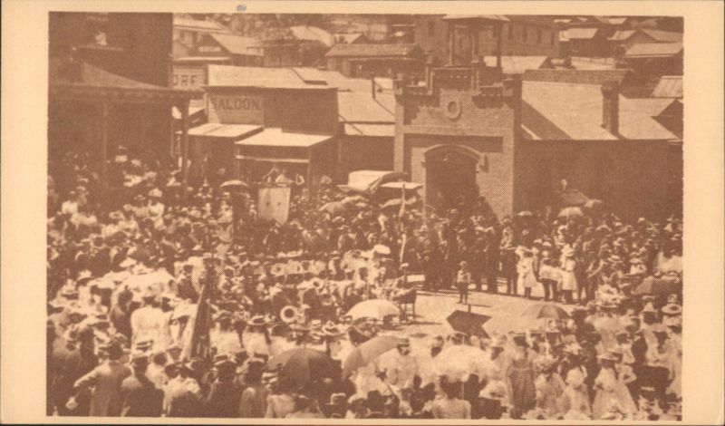 Band playing for traditional 4th of July Celebration, Bisbee Main Street Arizona